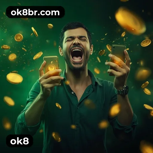Aplicativo móvel ok8 para iOS e Android